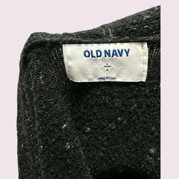 Old Navy Gray Knit Cardigan Sweater - Picture 2 of 3